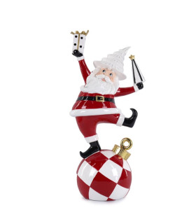 Adorno de Santa sobre Bola Navideña 44.5 cm Alparamis