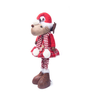 Adorno de Reno con Patas Telescópicas 46 cm Alparamis