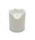 Vela Pilar LED Blanca 20 x 16 cm Alparamis