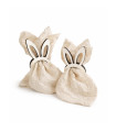 Portaservilletas de Madera Conejo de Pascua x 4