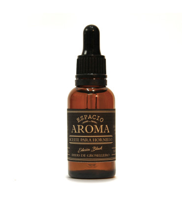 Aceite Aromático 30 cm3 Línea Black Bayas de Grosellero Espacio Aroma