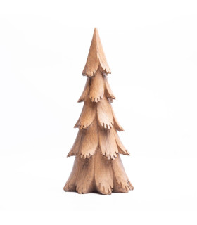 Adorno de Pino Madera 31 cm Alparamis