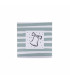 Tarjetas Stamping Rayas y Lunares Verdes - PACK x 12
