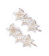 Adorno de Estrella Blanca de Madera 8 cm x 6 Alparamis