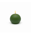 Vela Esférica LED Verde 10 cm Alparamis