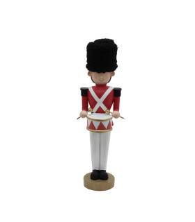 Adorno de Soldado con Tambor 30 cm Alparamis