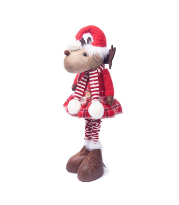 Adorno de Reno con Patas Telescópicas 46 cm Alparamis