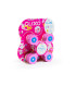 Exhibidor Clixo Tiny and Mighty 9 Piezas Mix 6 Brillo y 6 Aves