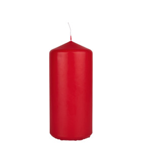 Vela Pilar 7 x 15 cm Roja