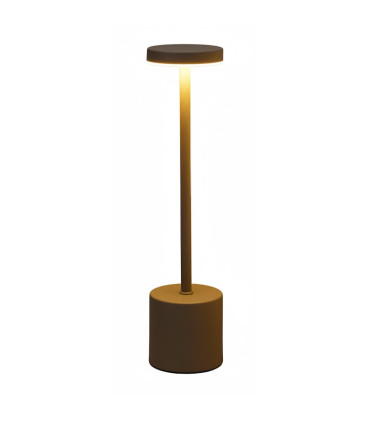 Lámpara de Mesa Recargable USB 34 cm Taupe Alparamis