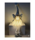 Adorno de Angel Piernas Largas con Luz LED 60 cm Alparamis