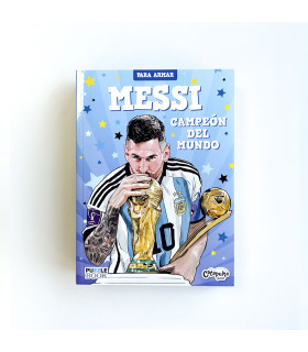 Libro con Rompecabezas Messi Campeón del Mundo