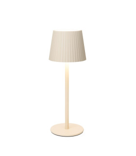 Lámpara de Mesa Recargable USB 27 cm Crema Alparamis
