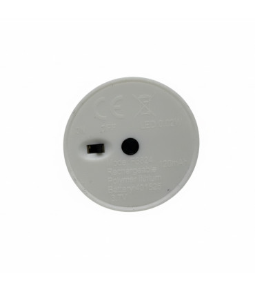 Velas Tealights LED Blancas x 6 con Base de Recarga USB Alparamis