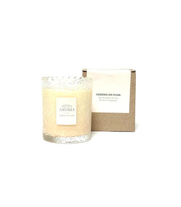 Vela en Vaso Búlgara 250 g Cerezo en Flor Espacio Aroma