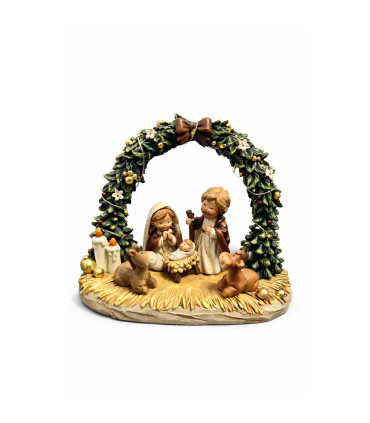Pesebre con Arco de Luz LED 15 cm Alparamis