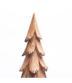 Adorno de Pino Madera 31 cm Alparamis