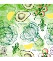 Servilletas 33 x 33 cm Veggie Mix