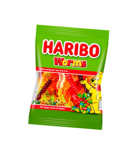 Caramelos Gomitas Haribo Worms 160 g