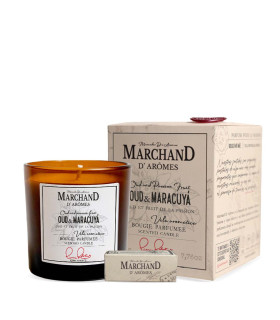 Vela Aromática Marchand D Aromes Oud y Maracuyá 220 g