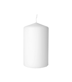 Vela Pilar 7 x 10 cm Blanca