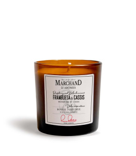 Vela Aromática Marchand D Aromes Frambuesas y Cassis 220 g
