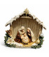Pesebre Nevado con Luz LED 17 cm Alparamis