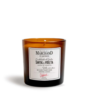 Vela Aromática Marchand D Aromes Santal y Violeta 220 g