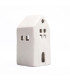Adorno de Casita Blanca 20 cm Alparamis