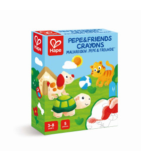 Crayones Pepe y Amigos Hape