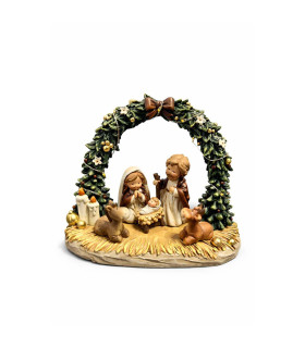 Pesebre con Arco de Luz LED 15 cm Alparamis