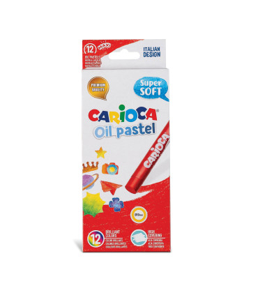 Crayones Óleo Pastel Carioca x 12