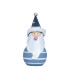 Santa o Snowman en Madera Azul Alparamis