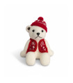 Adorno Oso con Chaleco 18x19 cm Alparamis