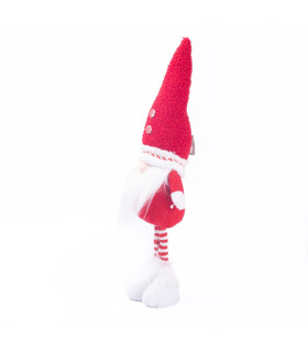 Adorno de Duende con Piernas Largas y Luz LED 48 cm Alparamis