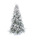 Árbol de Navidad 2.10 m Alparamis Flock Premium