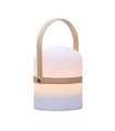 Lámpara LED Lumis Recargable Madera 26.5 cm 3 W Alparamis