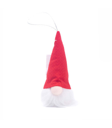 Adorno de Duende Rojo con Luz LED 14 cm Alparamis