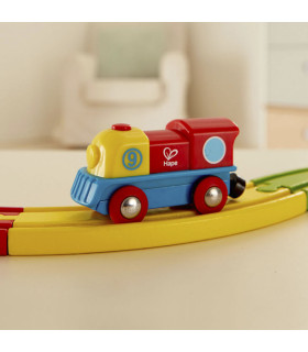Locomotora de Colores Hape Tren de juguete a pilas