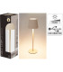 Lámpara de Mesa Recargable USB 36 cm Crema Alparamis