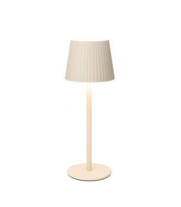 Lámpara de Mesa Recargable USB 27 cm Crema Alparamis