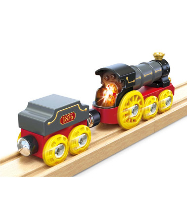 Tren Retro con Luz y Sonido Hape