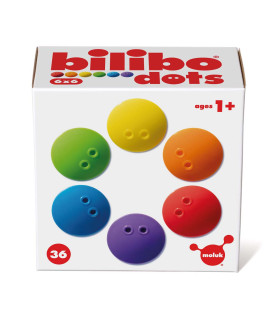 Set de 36 Unidades Bilibo Dots Classic Mix en 6 Colores