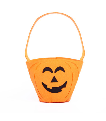 Canasto Balde de Tela Halloween Alparamis