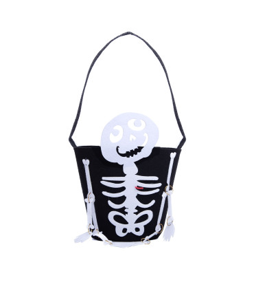 Canasto Balde de Tela Halloween Alparamis