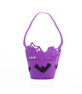 Canasto Balde de Tela Halloween Alparamis