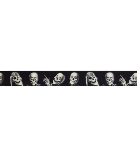 Cinta Halloween Skeletons 2.5 cm x 10 m