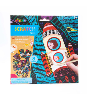 Scratch 20 Pz en 2 Diseños con Exhibidor Avenir