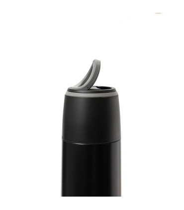 Termo 1000 ml con Tapa a Rosca Pico Vertedor y Taza Thermos Negro