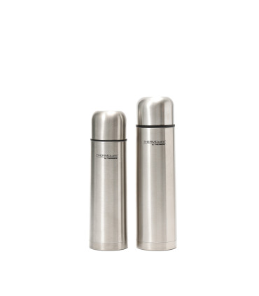 Termo 750 ml con Tapa a Rosca Pico Vertedor y Taza Thermos Acero